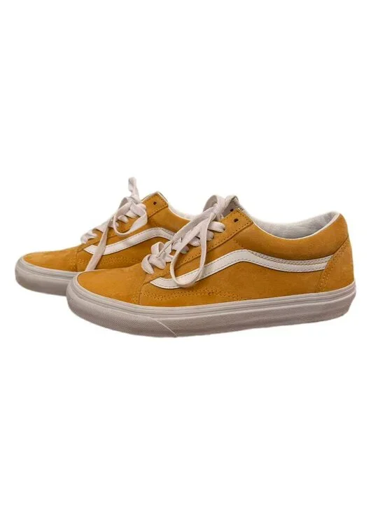 Vans Old Skool Suede Golden Yellow Sneakers, US Women 8 - Picture 2 of 6